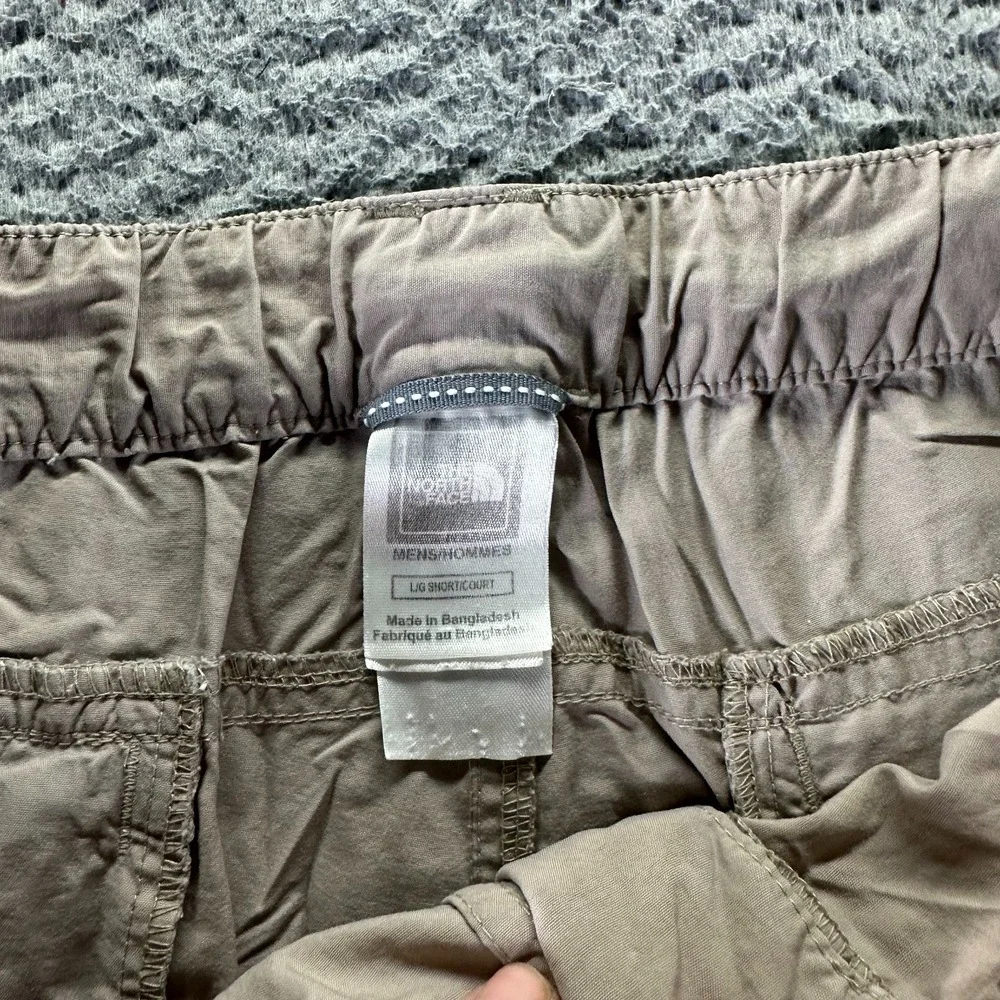 The North Face Shorts Mens L Brown Cotton Cargo Utility Workwear Hiking Travel